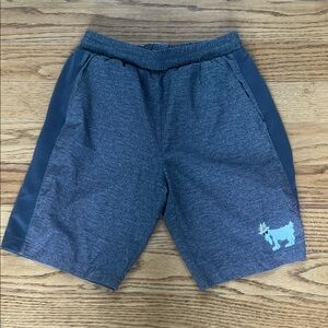GOAT USA boys Gray Shorts with white logo